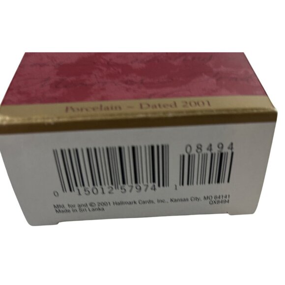 Hallmark 2001 Snow Blossom Keepsake Ornament Sculpted By Patricia Andrews - Picture 5 of 8